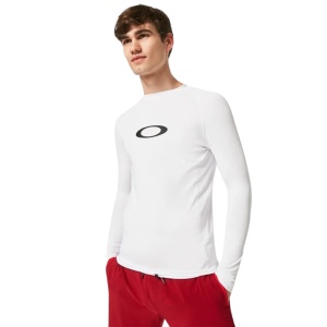 Bluza cu protectie solara Oakley Ellipse White - Img 1