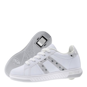 Breezy Rollers Kicks White/Silver