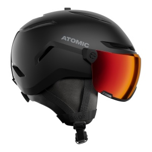 Casca Atomic Savor Visor Stereo Black 26/27