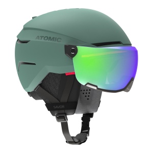 Casca Atomic Savor Visor Stereo Green - Img 2
