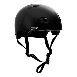 Casca Bullet x Santa Cruz Screaming Hand Gloss Black - Img 2