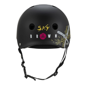 Casca Triple 8 Sweatsaver Sky Brown Black - Img 2