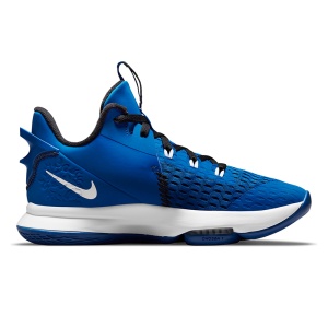 Ghete Baschet Nike Lebron Witness V Game Royal/Black/White - Img 2