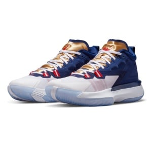 Incaltaminte Nike Jordan Zion 1 Blue Void/White/Metallic Gold/University Red - Img 4