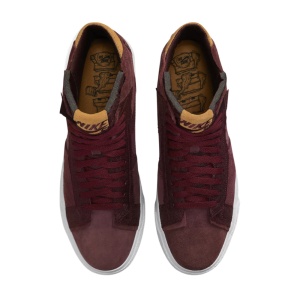 Incaltaminte Nike SB Zoom Blazer Mid Prm Night Maroon/Night Maroon/White/Rosewood - Img 4