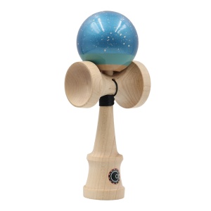 Kendama Okendama Splatter Revo Glaze Pearl Gentian Blue/Teal - Img 2