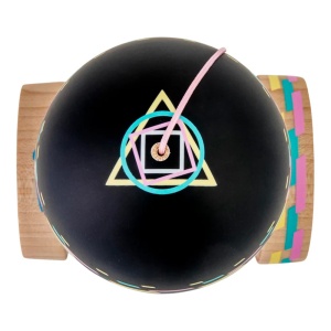 Kendama USA Pro Model Jet Shape Benjamin Brian Silk 80s - Img 3