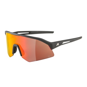Ochelari de soare Alpina Sonic HR Black Matt Q-Lite Mirror Red - Img 1
