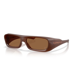 Ochelari de soare Oakley Permian Damian Lillard Matte Transparent Mahogany Prizm Brown Gradient