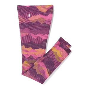 Pantaloni Corp Smartwool Kids Classic Thermal Merino Boxed Purple Iris MTN Scape 24/25