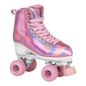 Patine cu rotile Chaya Melrose Elite Space Pink Holographic - Img 2