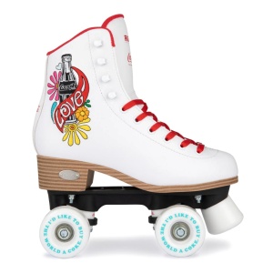 Patine cu rotile Rookie Coca-Cola Love White - Img 5