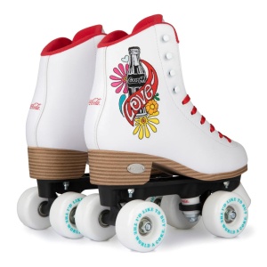 Patine cu rotile Rookie Coca-Cola Love White - Img 2