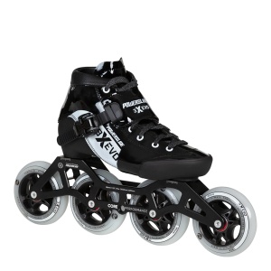 Role copii Powerslide Speedskates Kids 3X Black/White Evo Black - Img 2