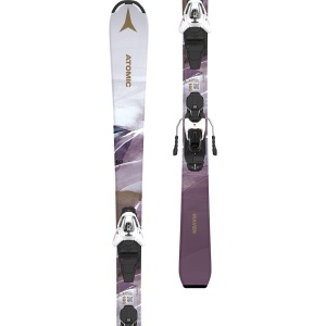 Schiuri Atomic Maven Girl 130-150 + legaturi L 6 GW White/Lavender 24/25 - Img 5