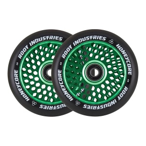 Set 2 roti Trotineta Root Honeycore Black 110mm Green