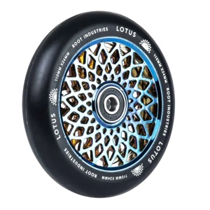Set 2 roti Trotineta Root Lotus 110mm Blu-ray/Black - Img 2