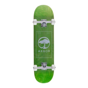 Skateboard Arbor Street Logo Green 8inch