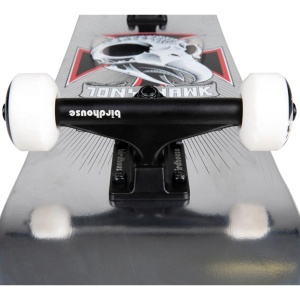 Skateboard Birdhouse Stage 3 Hawk Skull 2 Chrome Silver Foil 7.75inch - Img 3