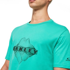 Tricou Oakley Above And Below Green - Img 3