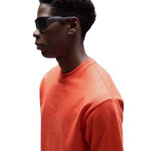 Tricou Oakley MTN Ridge Embroidered Aviator Orange - Img 5