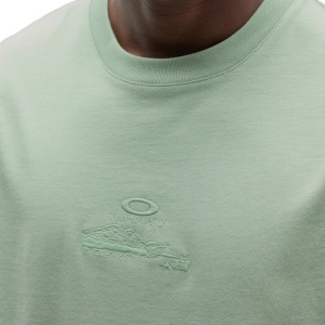 Tricou Oakley MTN Ridge Embroidered Faded Green - Img 5