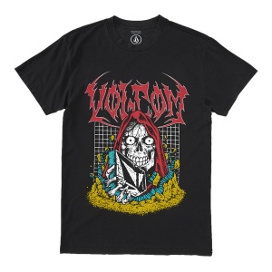 Tricou Volcom Skate Vitals Crypt Ripper Black - Img 1