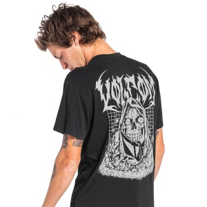 Tricou Volcom Skate Vitals Crypt Ripper Black - Img 4