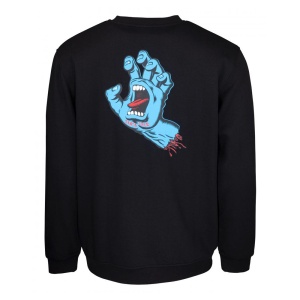 Bluza Santa Cruz Screaming Hand Chest Crew Black - Img 4