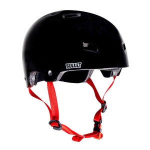 Casca Bullet x Santa Cruz Eyeball Youth Gloss Black - Img 2