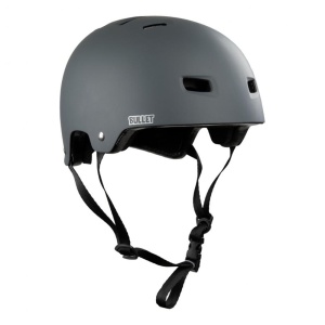 Casca Bullet x Santa Cruz Oval Dot Matte Charcoal - Img 2