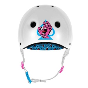 Casca Pro-Tec Low Pro Santa Cruz White Gloss - Img 3