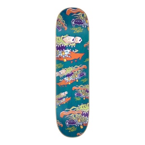 Deck Skateboard Santa Cruz Meek Scratched Slasher Blue/Multi 8inch - Img 1