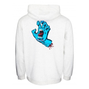 Hanorac Santa Cruz Screaming Hand Chest Hood Athletic Heather - Img 3