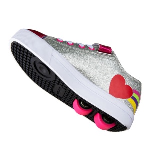 Heelys Snazzy X2 Silver/Rainbow/Heart - Img 3