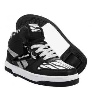 Heelys X Reebok BB4500 Mid Black/White/Silver - Img 1