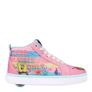 Heelys x SpongeBob Racer 20 Mid Poweder Pink/Aqua - Img 2