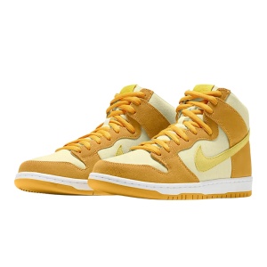 Incaltaminte Nike SB Dunk High Pro University Gold/Citron Tint/White/Vivid Sulfur - Img 5