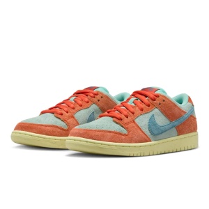 Incaltaminte Nike SB Dunk Low Pro Prm Orange and Emerald Rise - Img 6