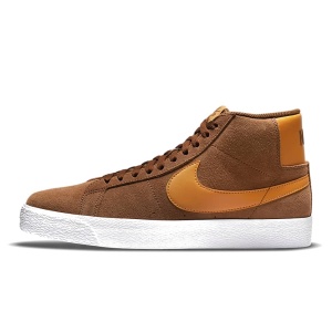 Incaltaminte Nike SB Zoom Blazer Mid Pecan/Pecan/White/Light Curry - Img 1