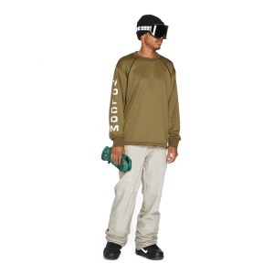 Pantaloni Volcom Freakin Snow Chino Dark Khaki 22/23 - Img 5