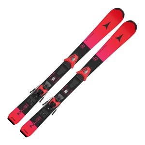 Schiuri Atomic Redster J2 100-120 + legaturi C 5 GW Red Tension/Black 25/26