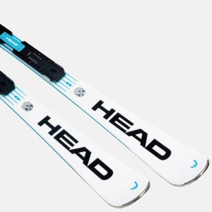 Schiuri Head Worldcup Rebels e-SL Pro White/Speed Blue + legaturi Freeflex 14 Gw 25/26 - Img 4