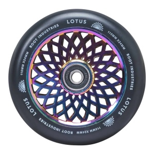Set 2 roti Trotineta Root Lotus 110mm Rocket Fuel/Black - Img 2