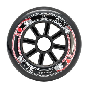 Set 3 Roti FR Street Kings Black 110mm/88a