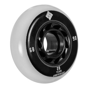 Set 4 roti agresive USD Team 68mm/90A Black/White - Img 2
