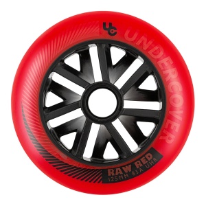 Set 6 roti Undercover Raw Black/Red 125mm/85A - Img 1