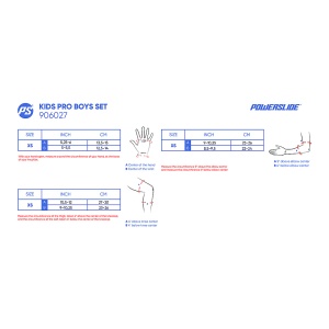 Set protectii Powerslide Kids Pro Boys Black/Blue - Img 2