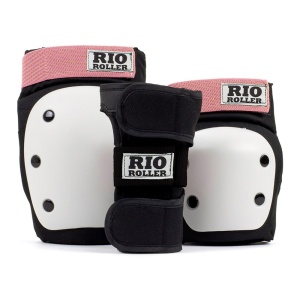Set Protectii Rio Roller Triple Pad Black/Rose - Img 2