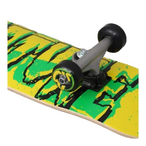 Skateboard Creature Ripped Logo Micro Green/Yellow 7.5inch - Img 2